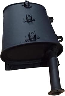 Silenciador preto para geradores de energia de 6500 a 9000W, multimarcas