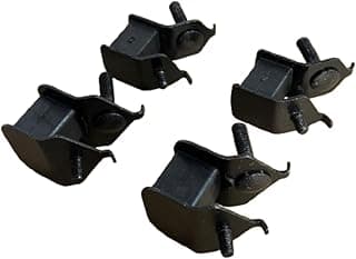 Kit de quatro coxins amortecedores pretos para gerador de 6,5 a 10 Kva