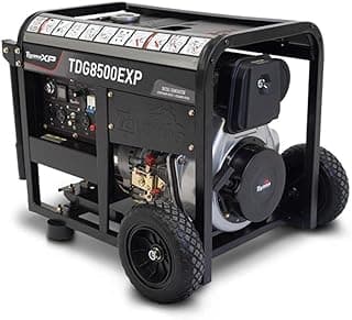 Gerador Toyama Diesel TDG8500EXP monofásico 115/230V 7.0KW com partida elétrica e AVR